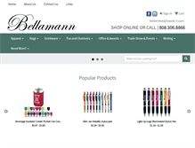 Tablet Screenshot of bellamann.com
